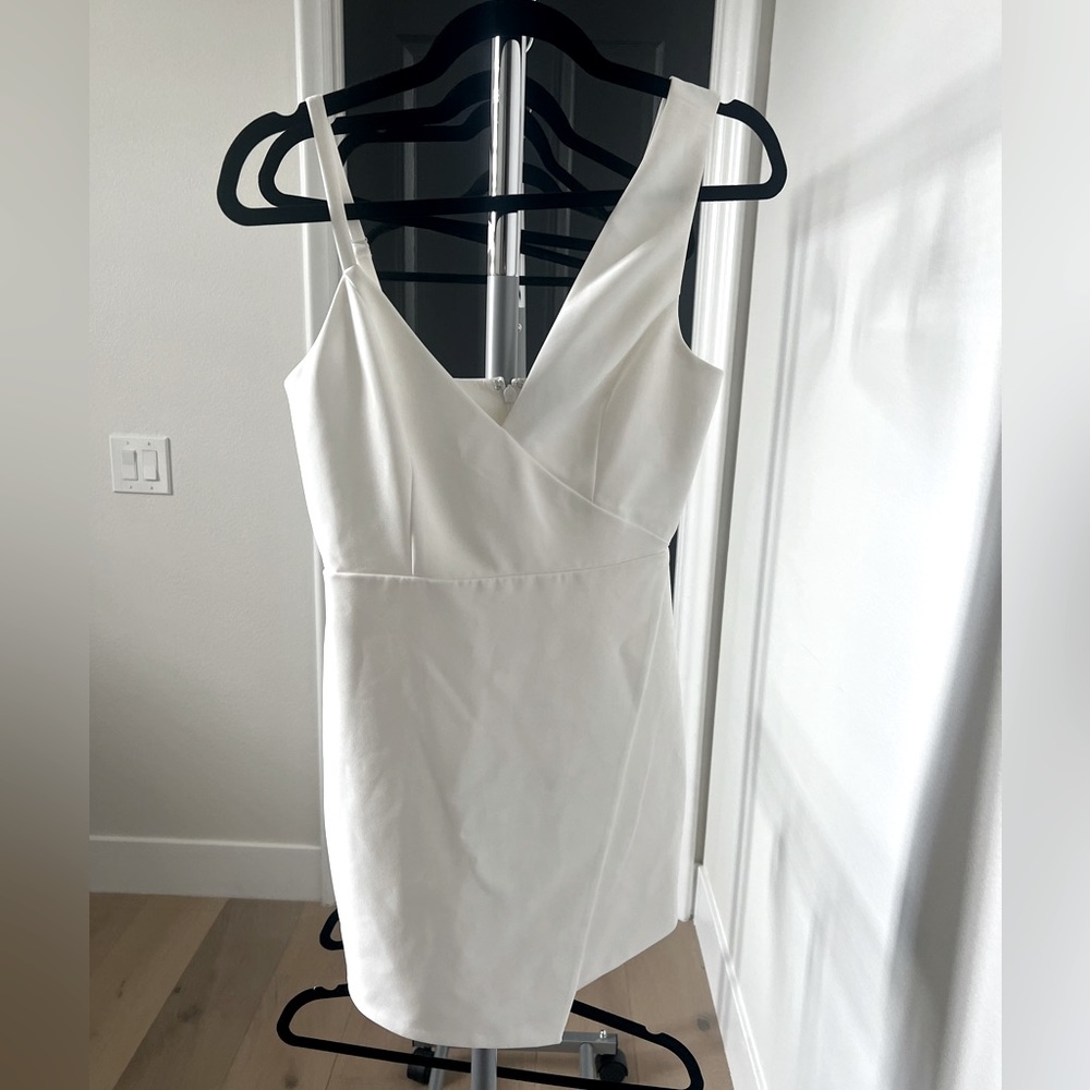 NBD white mini dress!